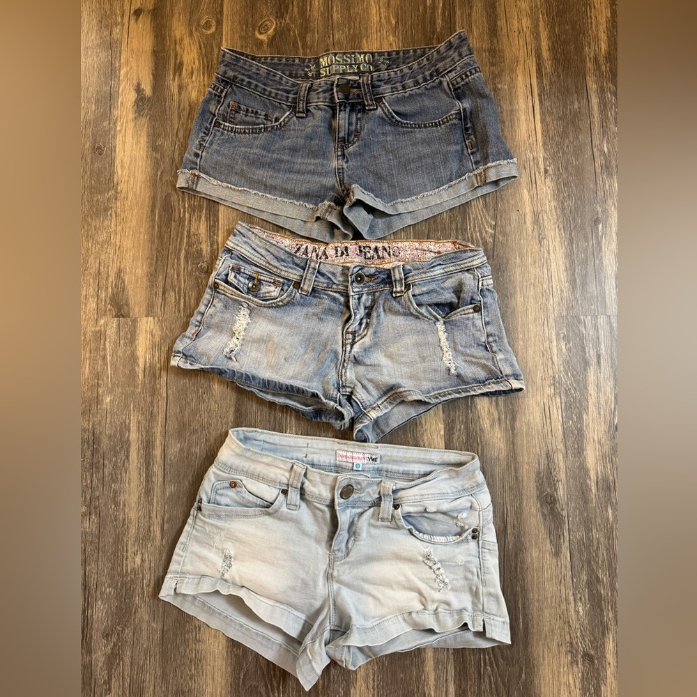 Denim Women's Shorts Trio size 3